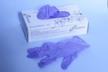 Перчатки нитриловые неопудренные нестерильные